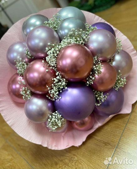 Букет из воздушных шаров, цветы из шаров