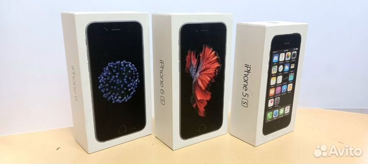 Коробки от iPhone 6, 6S, 5S