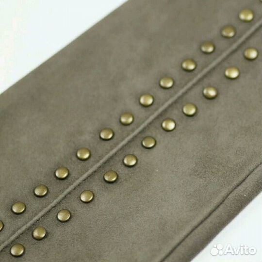 Перчатки длинные новые натуральная кожа (замша)