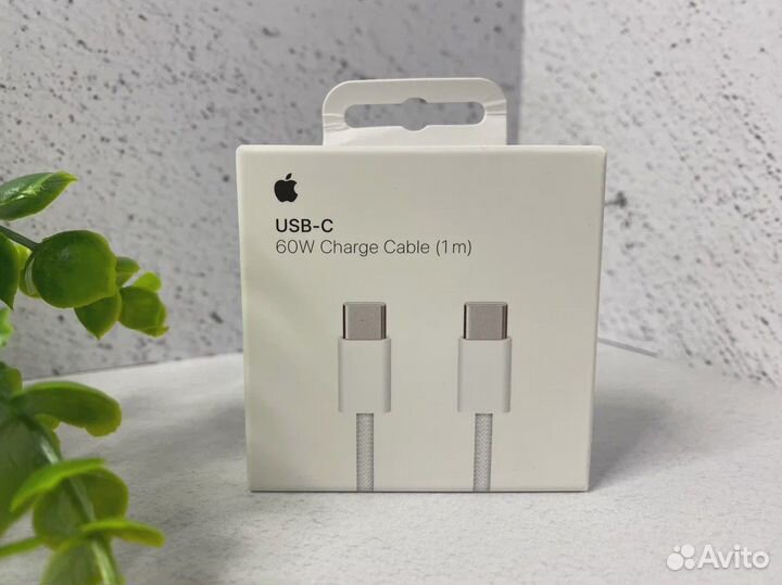 Кабель Apple Type-C-Type-C 60W 1m