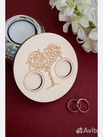 Шкатулка для обручальных колец Венецианский сумах