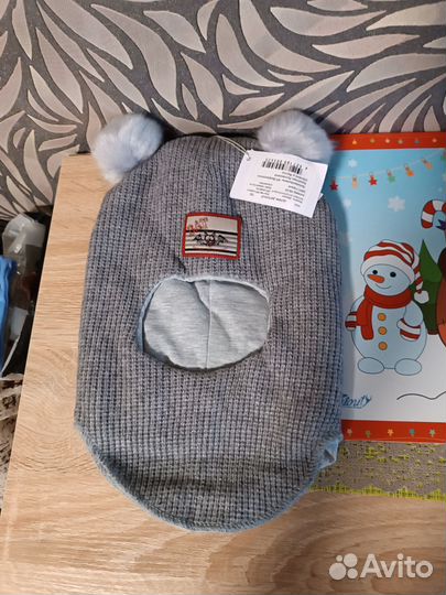 Шапка шлем зимний новый