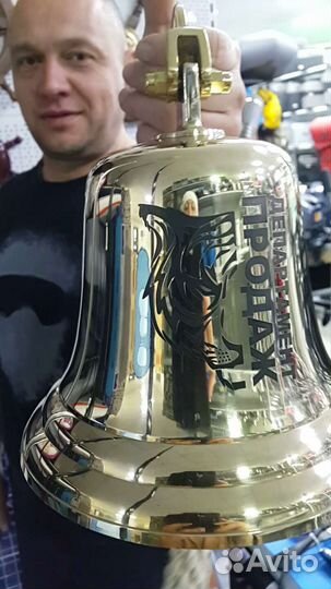 Колокол рында в офис для бизнеса с гравировкой