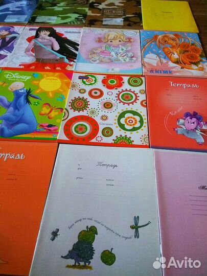 Тетради тонкие