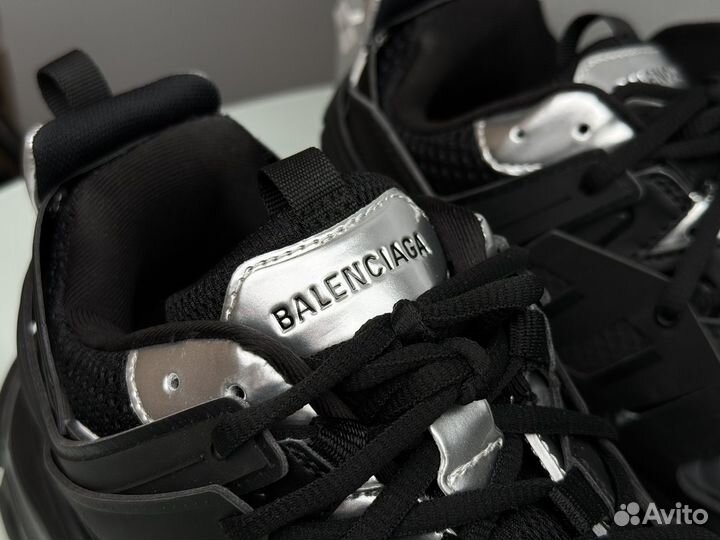 Кроссовки Balenciaga Track Sneaker Black Silver