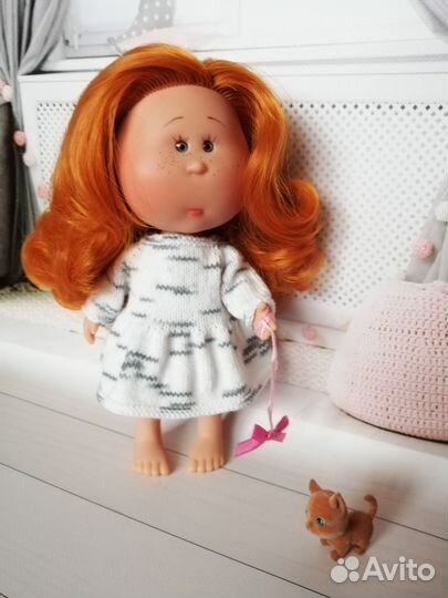 Одежда вязанная для куклы мини Мия 23 см