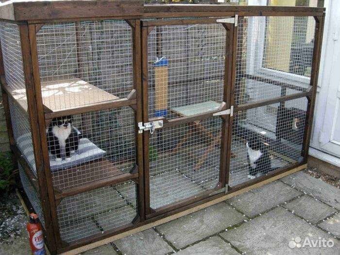 Клетка вольер для кошек