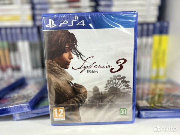 Диск PS4 / Syberia 3 / Новый