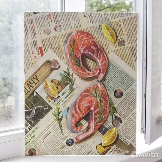 Авторская картина маслом 