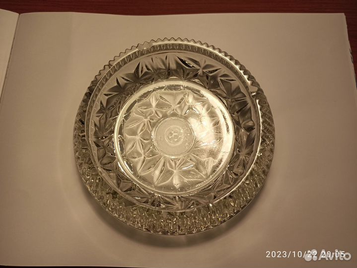 Пепельница хрустальная СССР