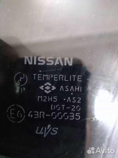 Стекло двери передней левой Nissan Murano Z50 2004
