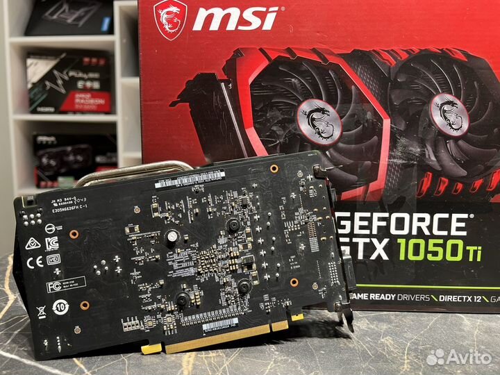 Видеокарта GTX 1050ti 4gb MSI Gaming X идеал