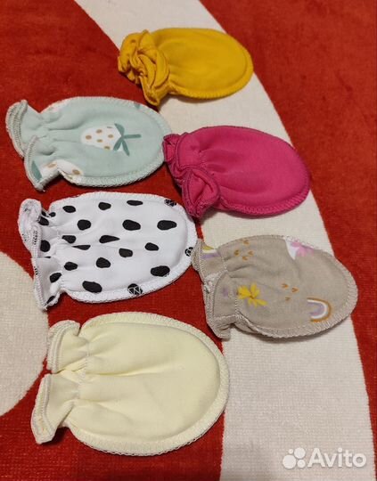 Варежки царапки для малышей