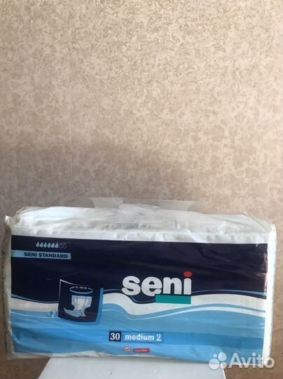Памперсы для взрослых 2 размер сени