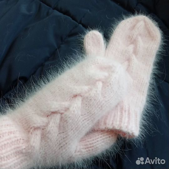 Шапка снуд и варежки