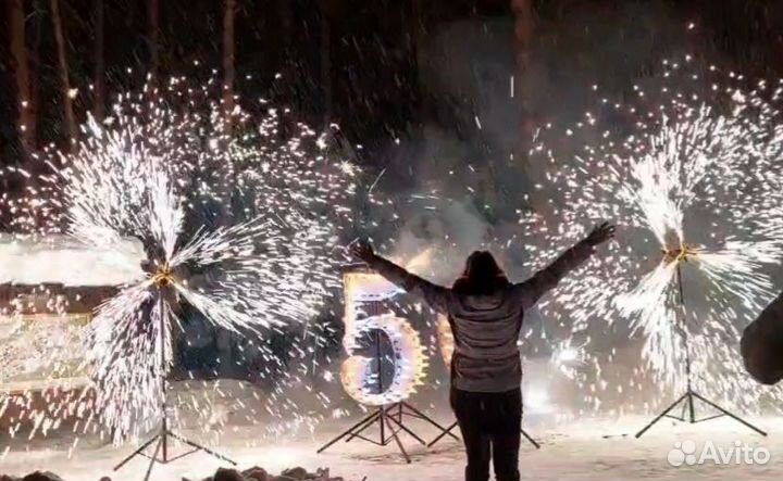 Фейерверки / холодные фонтаны на свадьбу