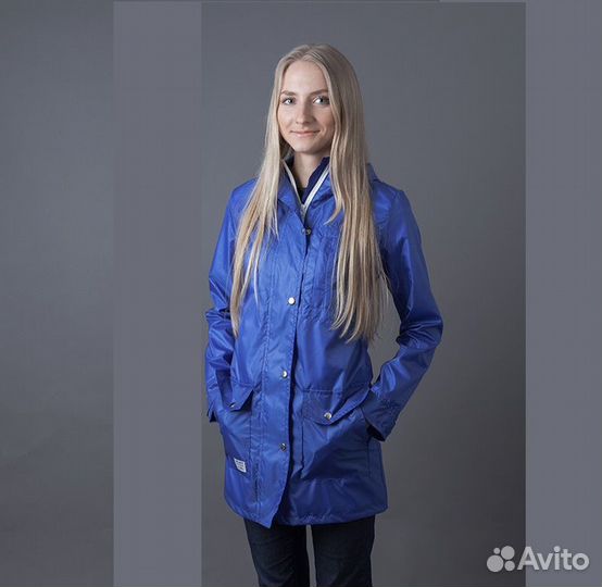 Плащ Женский Hard Lunch White Label Blue XS, S, M