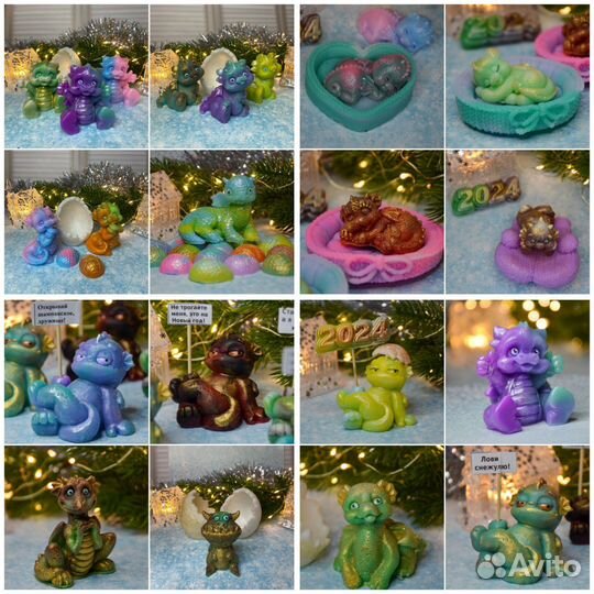 Дракон из мыла- подарок на Новый год