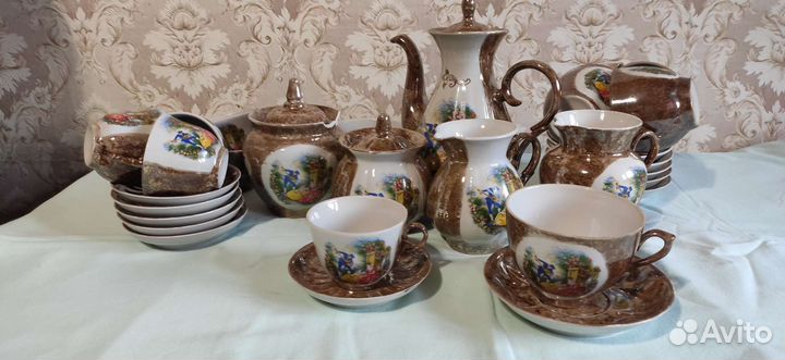 Чайно кофейный сервиз Мадонна 30 предметов