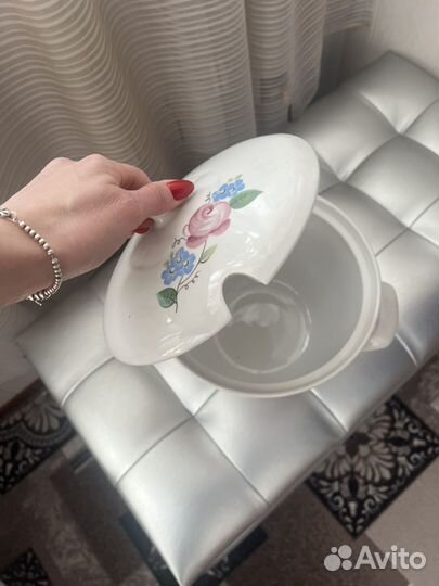 Супница фарфоровая СССР