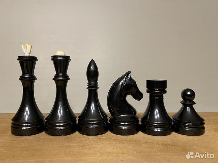 Шахматы крупные 1970/80х, СССР, карболит