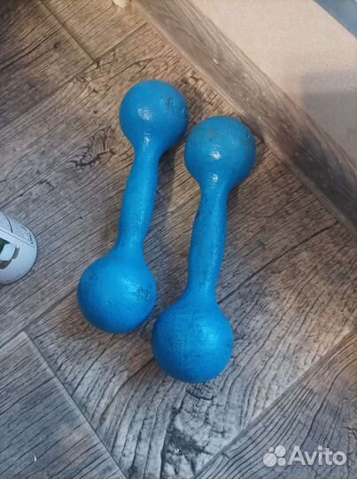 Гантели 3кг 2 штуки без ржавчины