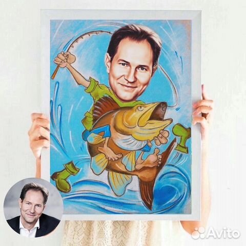 Шаржи на заказ по фото (цифровой)