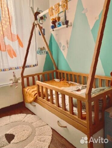 Кровать вигвам экологичная