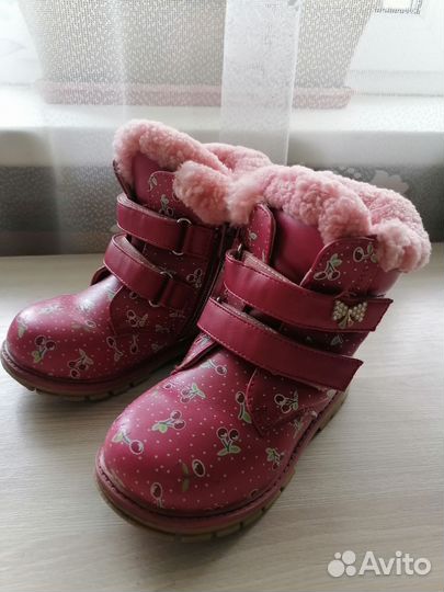Ботинки детские зима 25 размер