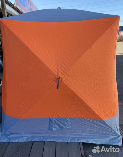 Зимняя палатка cube трехслойная