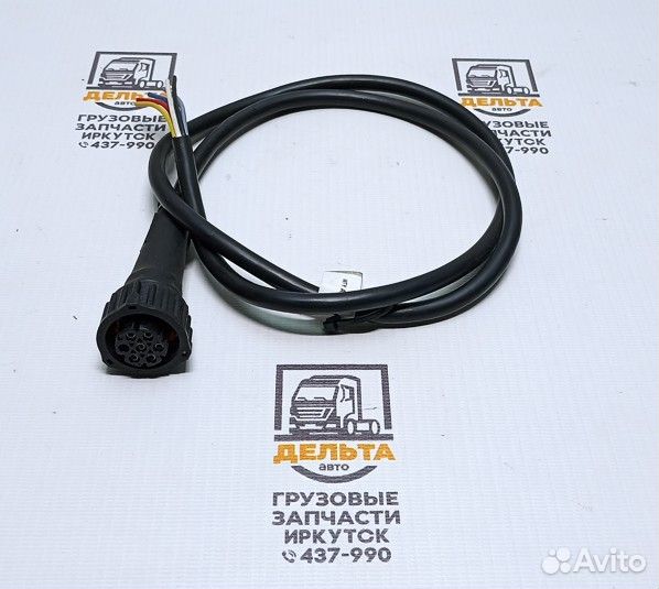 Штекер фонаря 6 контактов (прямой длинный провод)