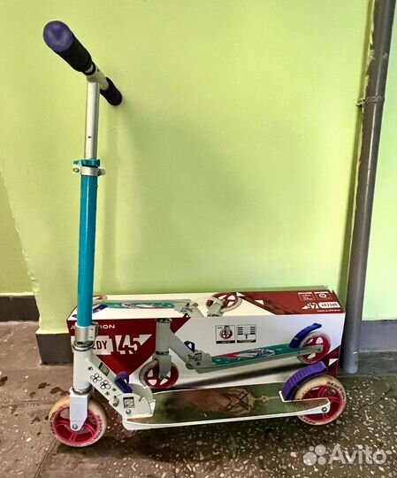Самокат детский двухколесный бу