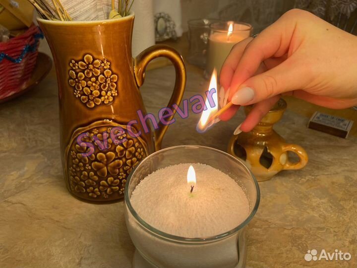 Воск для насыпных свечей, стеарин