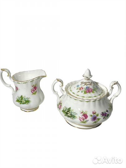 Чайные пары.Royal Albert.Цветок Месяца