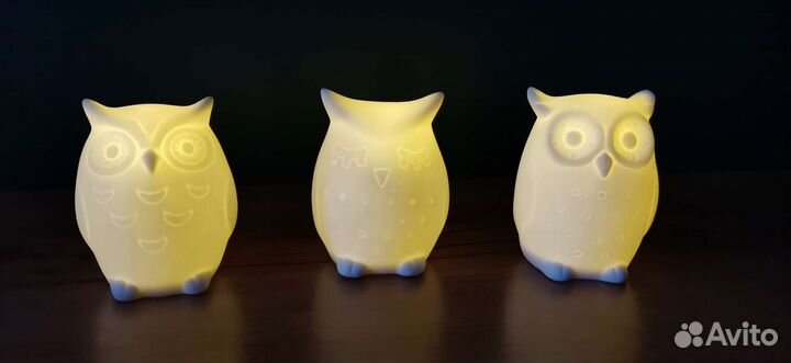 Ночник Сова - 3 шт