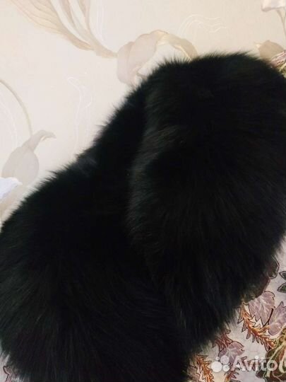 Меховой воротник из песца