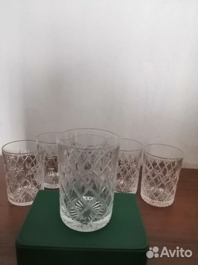 Стаканы хрустальные