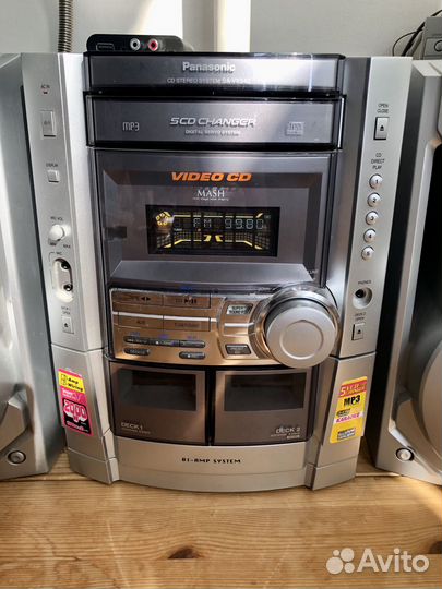 Hi-Fi Музыкальный центр Panasonic SA-Vk540, Мощь