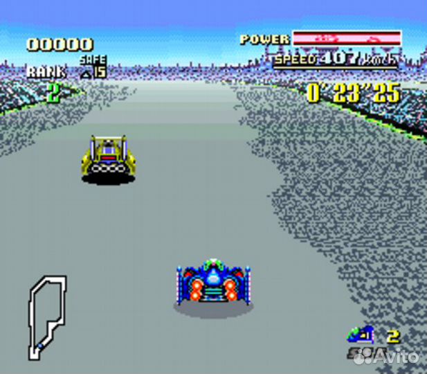 Игра F-Zero Nintendo snes