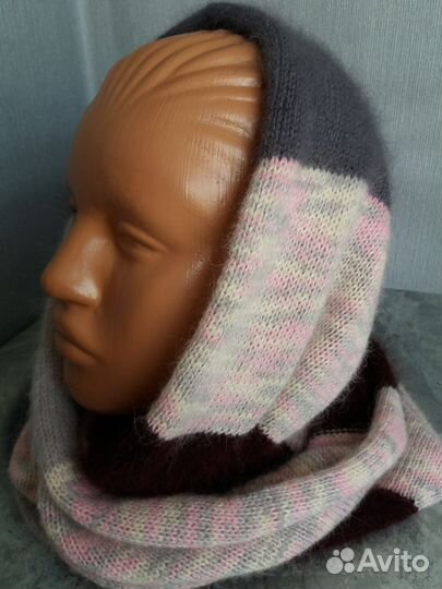 Бактус - полосатик, платок, шаль, косынка