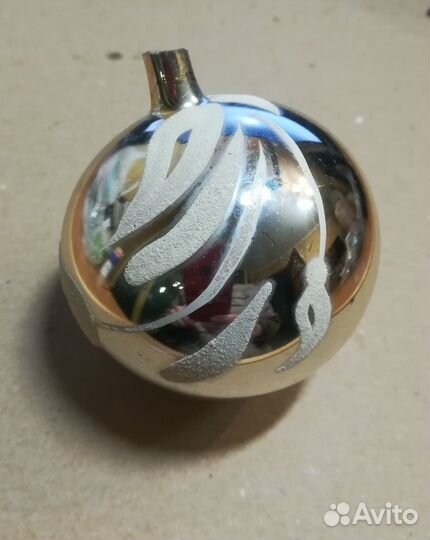 Елочные стеклянные игрушки СССР