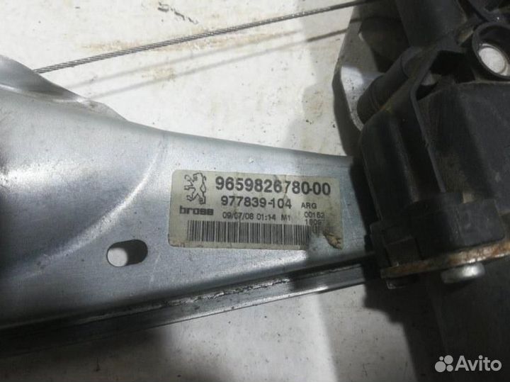Стеклоподъемник задний левый Peugeot 308