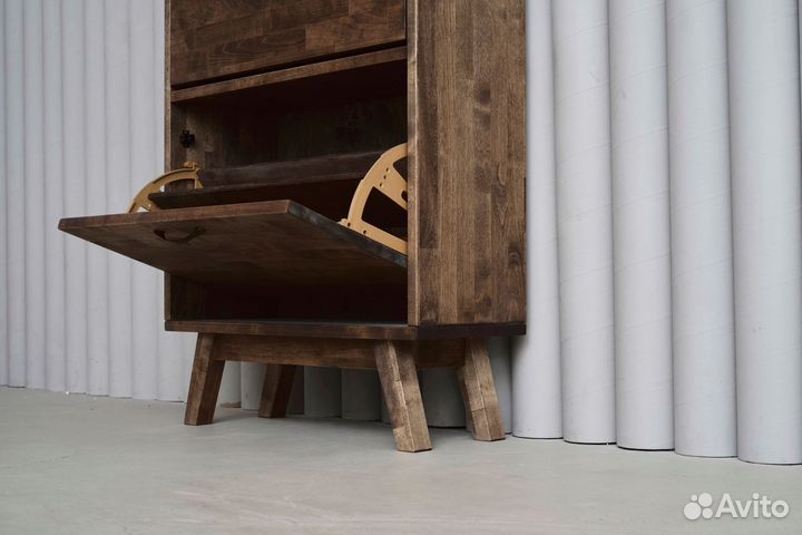 Обувница из массива дерева City в прихожую