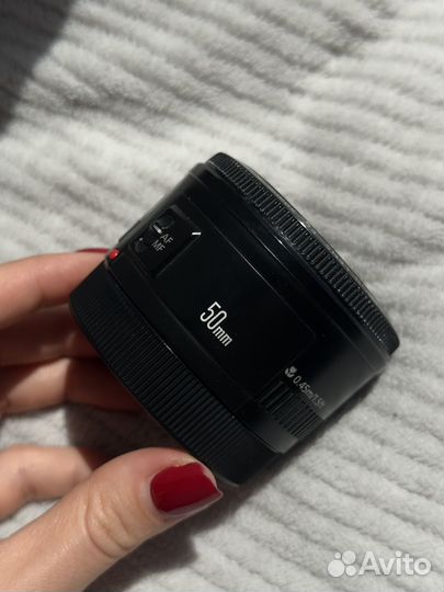 Объектив canon ef 50 mm f 1.8