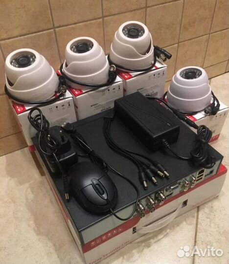 Комплект видеонаблюдения на 1-8 камер HD