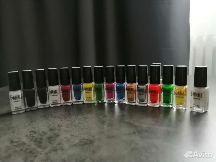 Набор для стемпинга, лак и пластины для стемпинга