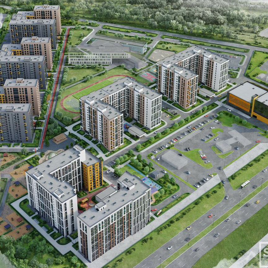 Квартира-студия, 27,7 м², 9/12 эт.