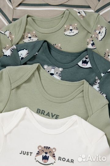 Детская одежда(набор из 5 боди, 98)