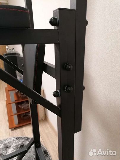 Напольный Тренажер 3 в 1 : Турник-Брусья-Пресс