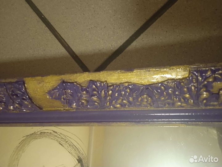 Дизайнерская вешалка из лыж СССР, Зеркало